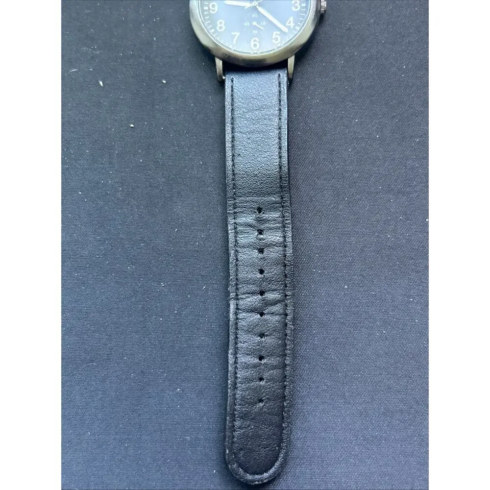 Black Case Dial And Band Men’s Quartz Watch